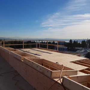 Residential framing project by Glasser Brothers Construction - 13